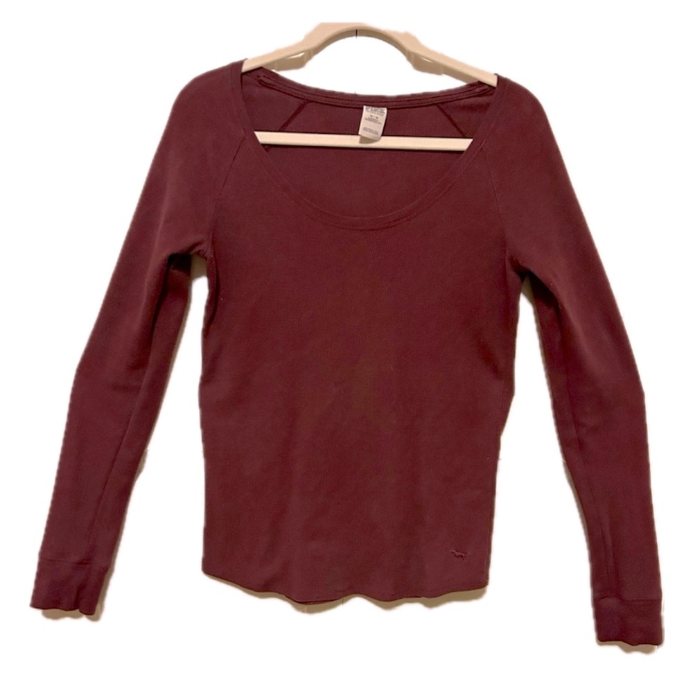 #PINK Victoria's Secret Burgundy top